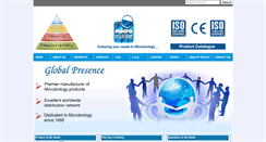 Desktop Screenshot of dehydratedculturemedia.co.in